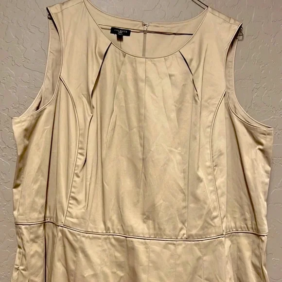 Talbots Tan Midi Dress - Picture 5 of 8